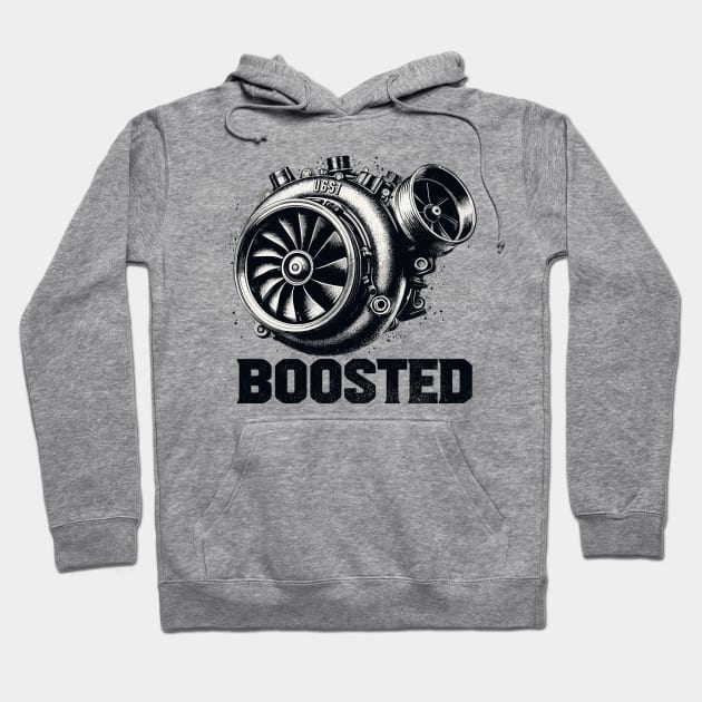 Turbo Engine Hoodie by Vehicles-Art